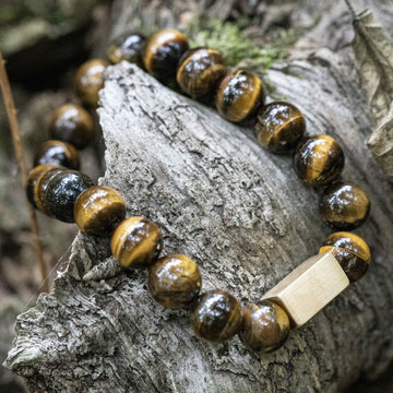 Tigeraugen / Tigerauge - 10mm Perlenarmband