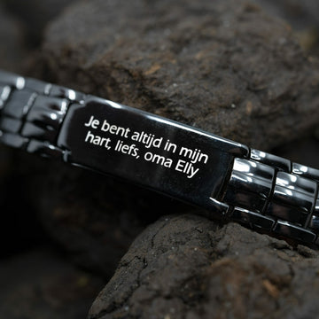 Magnetarmband - Flåm + eigene Textgravur