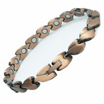 Herz-Damen-Magnetarmband aus Kupfer