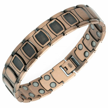 Kupfer-Magnetarmband – Fünf Schwarz