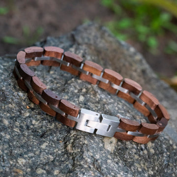 TimberWood Walnuss – Holzarmband