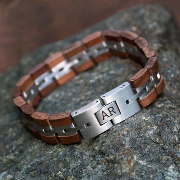 Initialen Holzarmband (TIMBERWOOD)