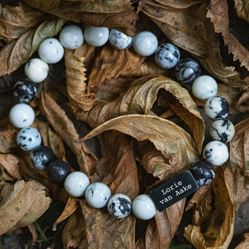 Yellow Turquoise Jasper - Name Engraving 8mm Beaded Bracelet
