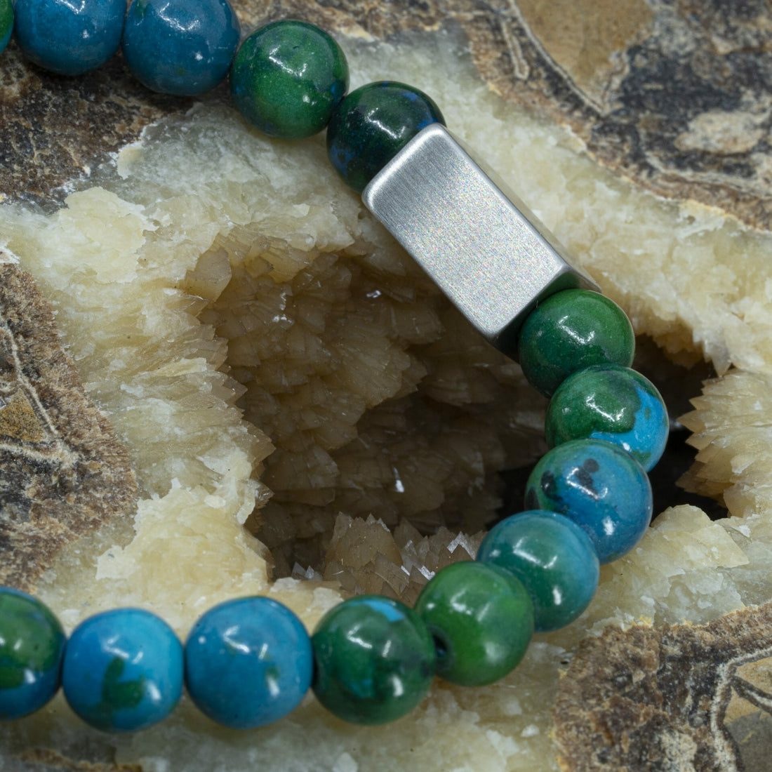Erde - Thorobritholith-Perlenarmband