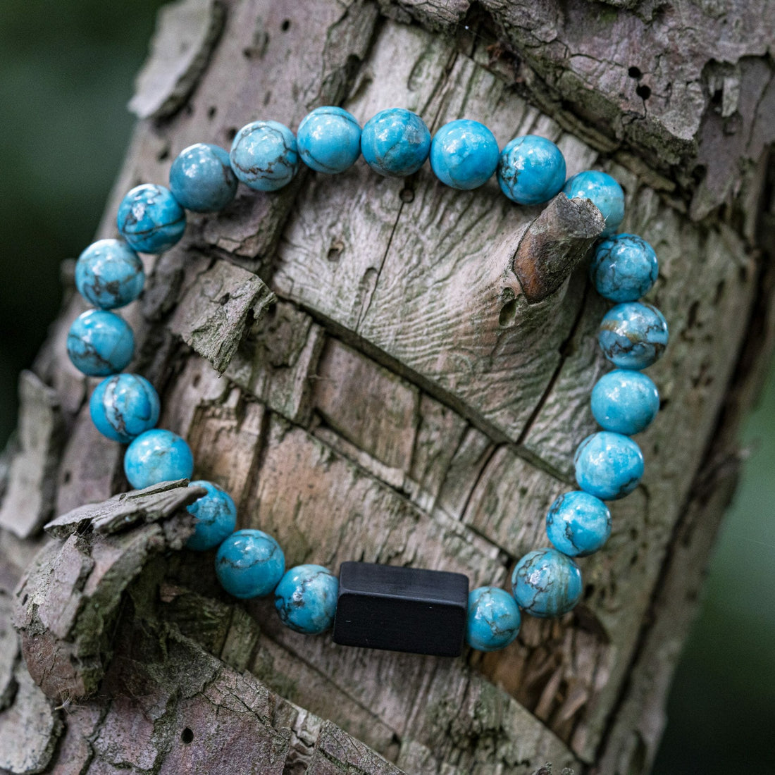 African Jasper turquoise - Beaded Bracelet
