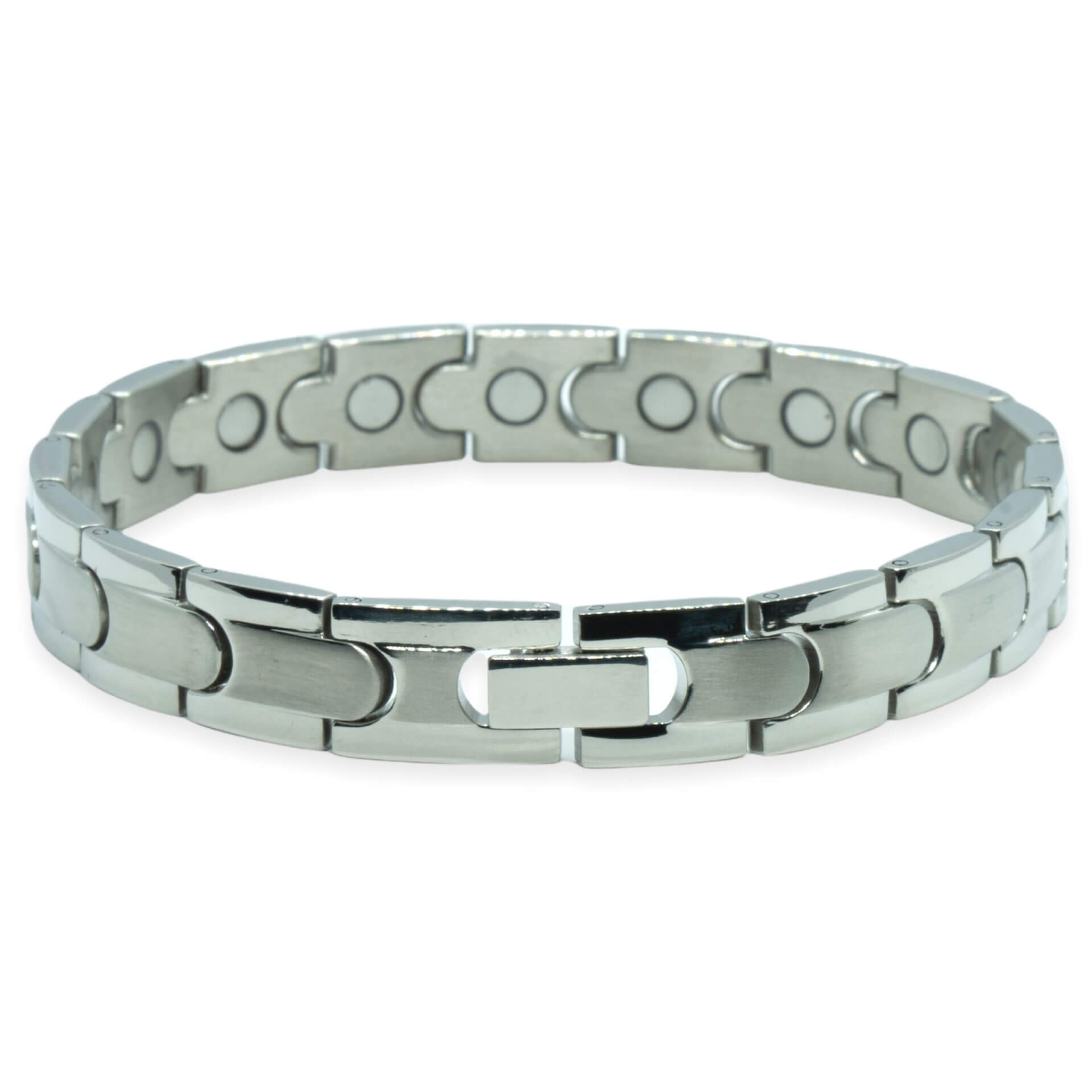 Gegen Psoriasis und Ekzeme – Chrom-Magnetarmband