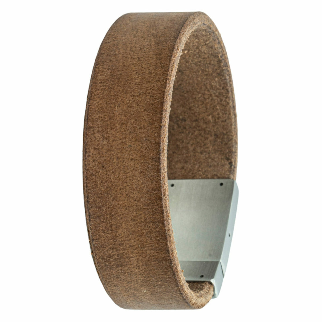 Own Paw print bracelet Beige leather