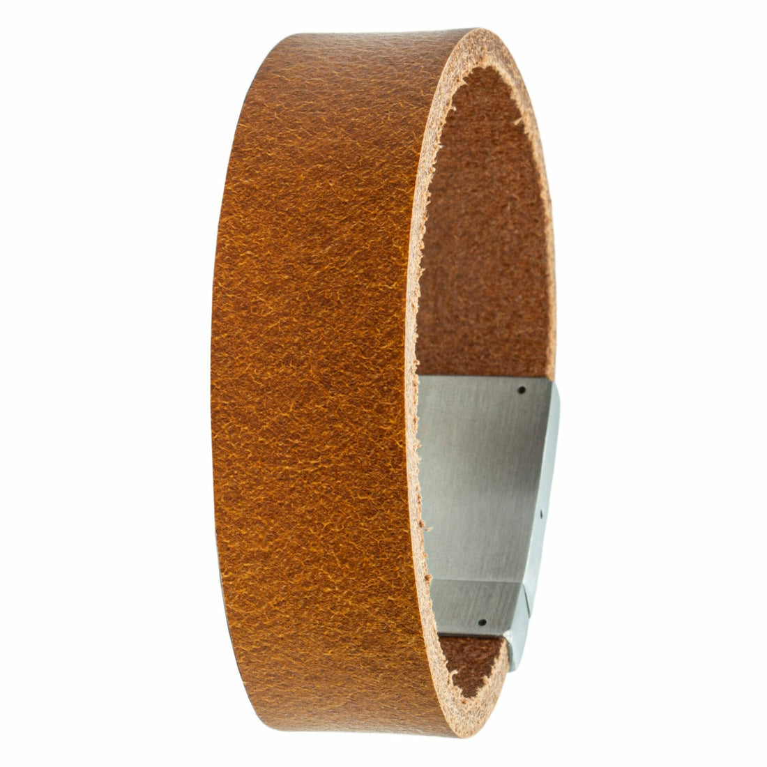 Own Paw print bracelet Cognac leather