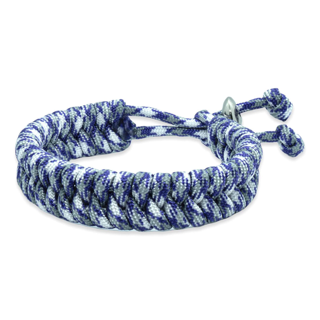 Swedish tail bracelet - Blue White Gray rope colors