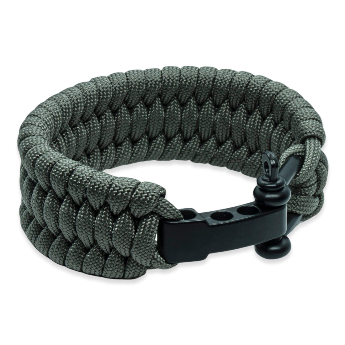 Survival bracelet - Gray (adjustable)