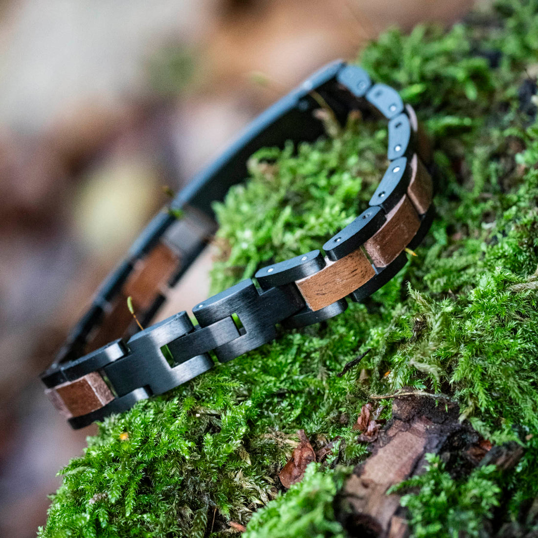 Small Love (TIMBERWOOD) – Schwarzes Holzarmband
